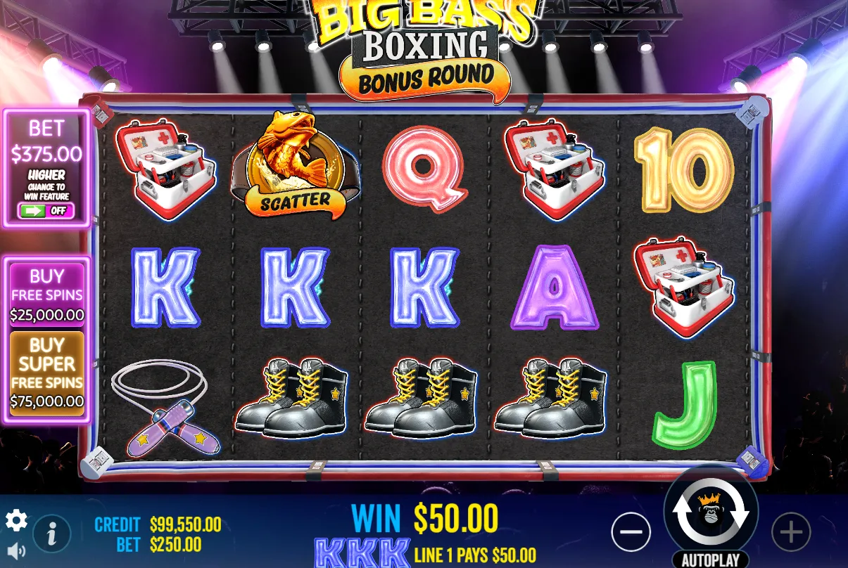 Big Bass Boxing Bonus Round demo