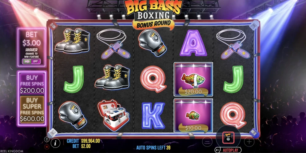 Big Bass Boxing Bonus Round Slot